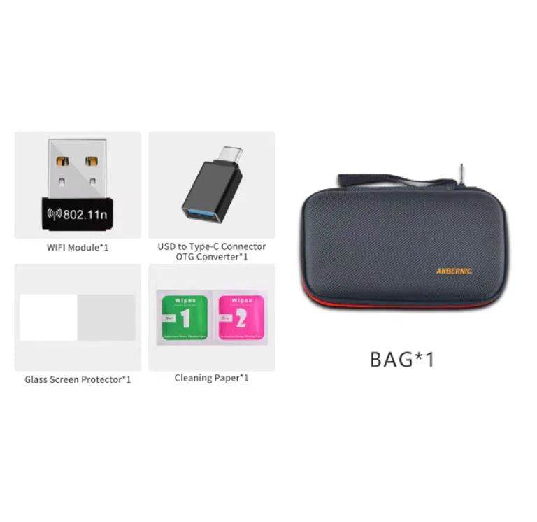 ANBERNIC RG350/RG350M/RG350P Bolsa de proteção e peças para RG351P Handheld - Image 5